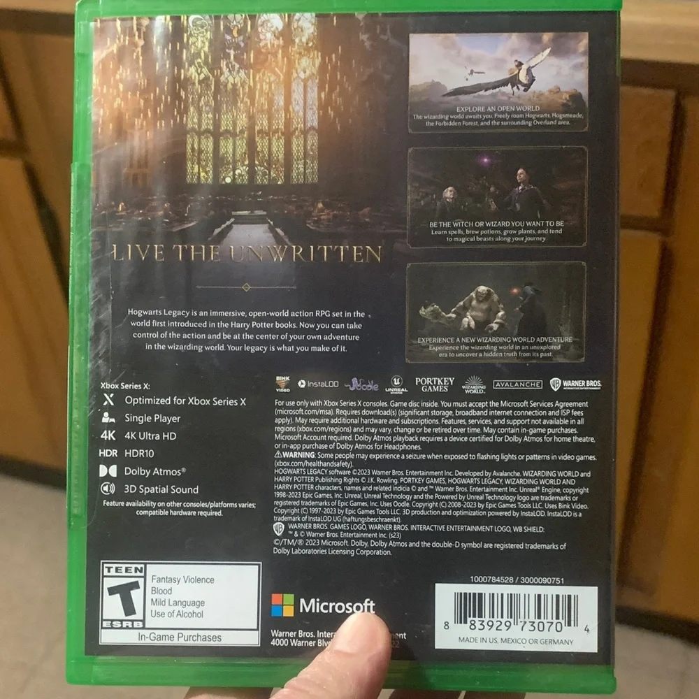 Microsoft Xbox Series X Hogwarts Legacy -